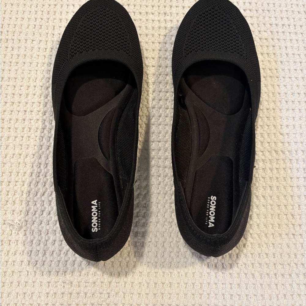 Sonoma Women's Black Slip-On Flats